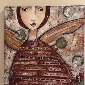 Kelly Rae Roberts “Embrace Change” 16 x 16